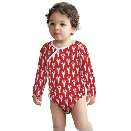 Fotbe Cartoon Lobster Pattern Unisex-baby Long-sleeve Bodysuit Long Sleeve Bodysuits One-piece 100% Organic Cotton for Infant Baby Boys Unisex-2 Years
Fotbe Cartoon Lobster Pattern Unisex-baby Long-sleeve Bodysuit Long Sleeve Bodysuits One-piece 100% Organic Cotton for Infant Baby Boys Unisex-2 Years