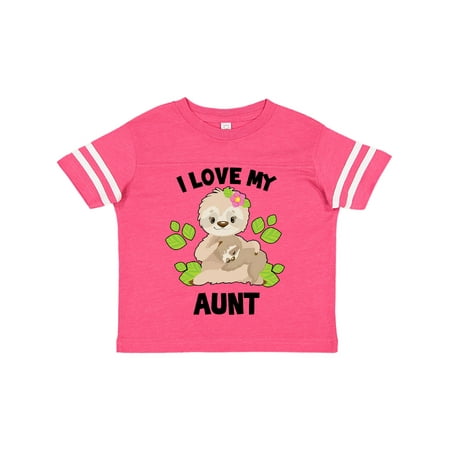 Inktastic Cute Sloth I Love My Aunt with Green Leaves Gift Toddler Boy or Toddler Girl T-Shirt
Inktastic Cute Sloth I Love My Aunt with Green Leaves Gift Toddler Boy or Toddler Girl T-Shirt