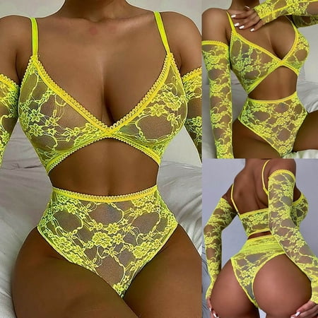 IWRUHZY Ladies Cute Girl Sexy Lingerie Flower Pattern Gloves Lace Suit Split Underwear
IWRUHZY Ladies Cute Girl Sexy Lingerie Flower Pattern Gloves Lace Suit Split Underwear