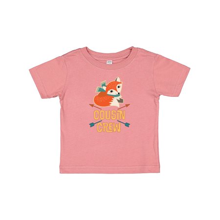 Inktastic Cousin Crew Outfit Fox Gift Baby Boy or Baby Girl T-Shirt