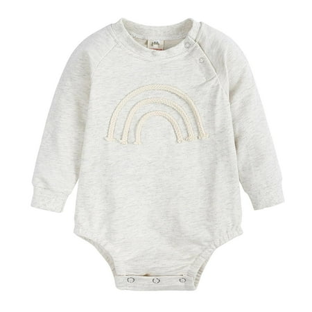 Infant Baby Boys and Girls Fall Spring Bodysuit Waffle Round Neck Creeper Long Sleeve Baby Bodysuit
Infant Baby Boys and Girls Fall Spring Bodysuit Waffle Round Neck Creeper Long Sleeve Baby Bodysuit