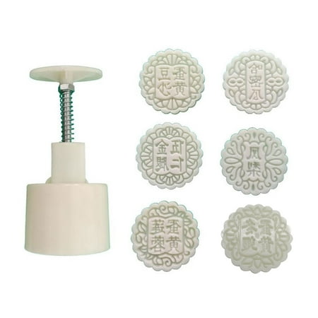 CHOMOEN 100g Moon Cake Moulds Chinese Words Shape Hand Pressure Mooncake Decorating Tool
CHOMOEN 100g Moon Cake Moulds Chinese Words Shape Hand Pressure Mooncake Decorating Tool