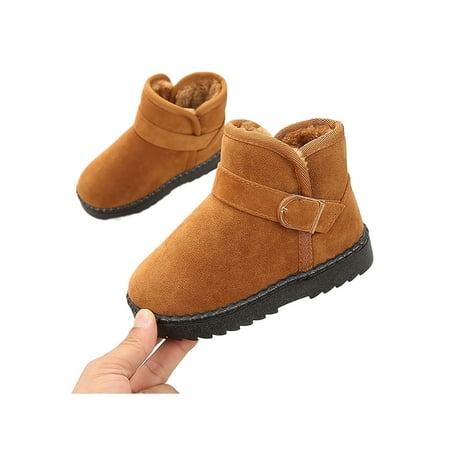 SIMANLAN Kids Winter Boot Plush Lined Ankle Booties Pull On Snow Boots Girls Boys Non-Slip Warm Shoes Children Round Toe Khaki 1little kids
SIMANLAN Kids Winter Boot Plush Lined Ankle Booties Pull On Snow Boots Girls Boys Non-Slip Warm Shoes Children Round Toe Khaki 1little kids