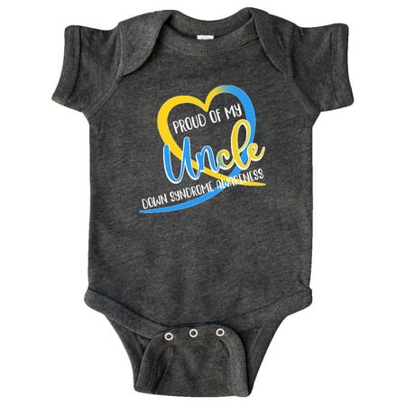 Inktastic Proud of my Uncle Down Syndrome Awareness Heart Ribbon Gift Baby Boy or Baby Girl Bodysuit
Inktastic Proud of my Uncle Down Syndrome Awareness Heart Ribbon Gift Baby Boy or Baby Girl Bodysuit