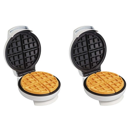 2-Pack Proctor Silex Counter Non-Stick Belgian-Style Waffle Makers 2 x 26070