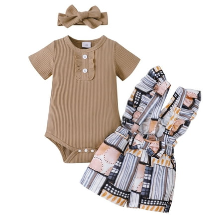 Qufokar Warm Fall Outfits for Baby Girl Outfits for Girls Size 4 Kids Girls Soild Short Sleeves Top Romper Suspender Pants Hairband Clothes 3Pcs Outfits&Set
Qufokar Warm Fall Outfits for Baby Girl Outfits for Girls Size 4 Kids Girls Soild Short Sleeves Top Romper Suspender Pants Hairband Clothes 3Pcs Outfits&Set