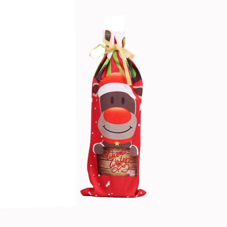 Feltree Christmas Wine Bottle Cover Creative New Christmas Decoration Festival Supplies Print Wine Bottle Bag Red Wine Champagne Wine Bottle Bag Cartoon Wine Bag Santa Claus Snowman Decoration Red
Feltree Christmas Wine Bottle Cover Creative New Christmas Decoration Festival Supplies Print Wine Bottle Bag Red Wine Champagne Wine Bottle Bag Cartoon Wine Bag Santa Claus Snowman Decoration Red