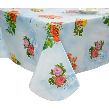 WISH TREE Vinyl Tablecloth with Flannel Backed Waterproof Oil-Proof PVC Table Cloth Stain-Resistant Wipeable Easy Care Table Cover for Indoor and Outdoor
WISH TREE Vinyl Tablecloth with Flannel Backed Waterproof Oil-Proof PVC Table Cloth Stain-Resistant Wipeable Easy Care Table Cover for Indoor and Outdoor