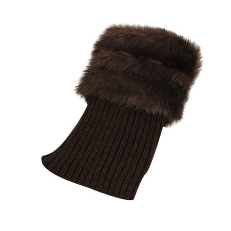 YUEHAO Womens Boot Cuffs Winter Plush Knit Leg Warmers Boot Topper Socks 2 Pairs Coffee
YUEHAO Womens Boot Cuffs Winter Plush Knit Leg Warmers Boot Topper Socks 2 Pairs Coffee