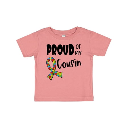 Inktastic Proud of My Cousin Autism Awareness Puzzle Piece Ribbon Gift Baby Boy or Baby Girl T-Shirt
Inktastic Proud of My Cousin Autism Awareness Puzzle Piece Ribbon Gift Baby Boy or Baby Girl T-Shirt