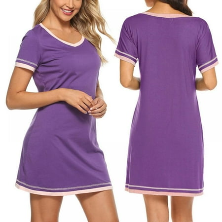 Baozhu Women s Nightgown Cotton Novelty Sleepshirts Scoopneck Sweetheart Neck Short Sleeve Sleep Shirt Loose Comfy Pajama Sleepwear S-XXL
Baozhu Women s Nightgown Cotton Novelty Sleepshirts Scoopneck Sweetheart Neck Short Sleeve Sleep Shirt Loose Comfy Pajama Sleepwear S-XXL