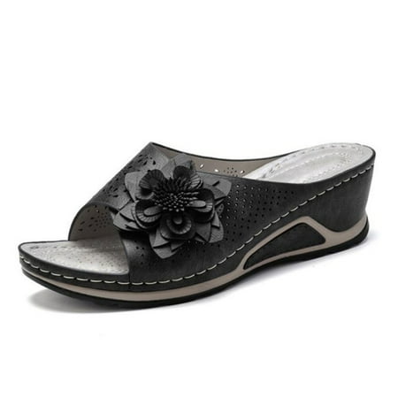 Suede Leather Soft Footbed Orthopedic Arch-Support Sandals For Women Flower Hollow Design Summer Beach Shoes
Suede Leather Soft Footbed Orthopedic Arch-Support Sandals For Women Flower Hollow Design Summer Beach Shoes