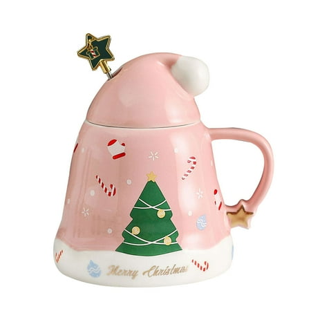 ZPAQI 500ml for Creative Christmas Hat Shape Ceramic Coffee Mug with Lid and Spoon Cartoon Santa Print Water Tea Milk Cup Gift
ZPAQI 500ml for Creative Christmas Hat Shape Ceramic Coffee Mug with Lid and Spoon Cartoon Santa Print Water Tea Milk Cup Gift