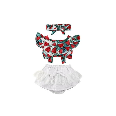 Newborn Baby Girl Clothes Watermelon Crop Tops+Shorts Jeans Pants+Headband Summer Outfits
Newborn Baby Girl Clothes Watermelon Crop Tops+Shorts Jeans Pants+Headband Summer Outfits