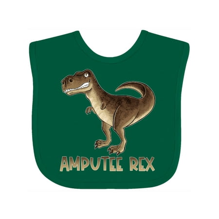 Inktastic Amputee Rex Limb Loss Awareness Gift Baby Boy or Baby Girl Bib
