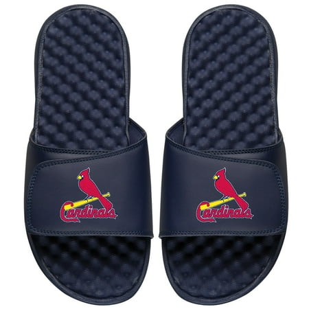 Men s ISlide Navy St. Louis Cardinals Primary Logo Slide Sandals