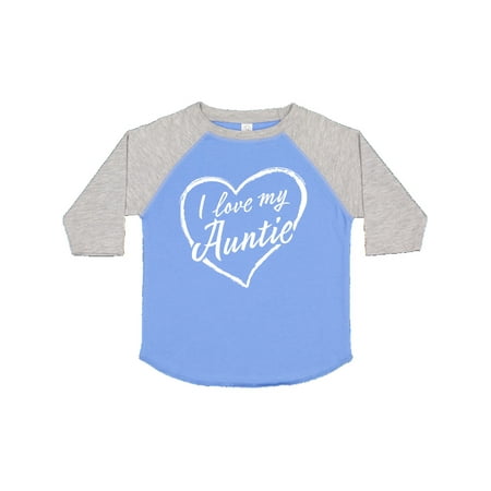 Inktastic I Love My Auntie in White Chalk Heart Gift Toddler Boy or Toddler Girl T-Shirt
Inktastic I Love My Auntie in White Chalk Heart Gift Toddler Boy or Toddler Girl T-Shirt