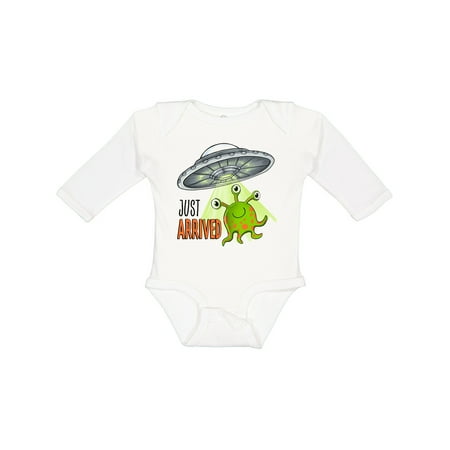 Inktastic Just Arrived- Cute Green Alien UFO Newborn Baby Gift Baby Boy or Baby Girl Long Sleeve Bodysuit
Inktastic Just Arrived- Cute Green Alien UFO Newborn Baby Gift Baby Boy or Baby Girl Long Sleeve Bodysuit