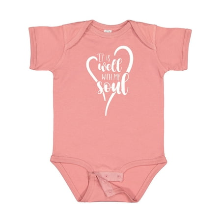 Inktastic It is Well with My Soul Heart Design Gift Baby Boy or Baby Girl Bodysuit
Inktastic It is Well with My Soul Heart Design Gift Baby Boy or Baby Girl Bodysuit