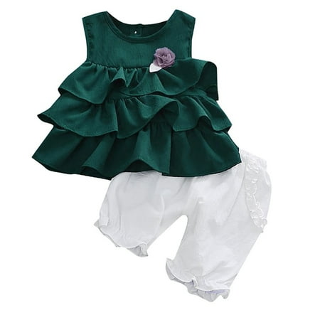 ZIZOCWA Baby Girl Boutique Clothes Toddler Kids Baby Girls Ruffles Flowers Tops Solid Ruched Shorts Pants Outfits Little Girl Winter Clothes Ruffle Pants for Babies Cute Fashion Outfits If for Girls
ZIZOCWA Baby Girl Boutique Clothes Toddler Kids Baby Girls Ruffles Flowers Tops Solid Ruched Shorts Pants Outfits Little Girl Winter Clothes Ruffle Pants for Babies Cute Fashion Outfits If for Girls