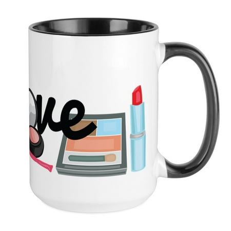 CafePress - Makeup Love Large Mug - 15 oz Ceramic Large Mug
CafePress - Makeup Love Large Mug - 15 oz Ceramic Large Mug