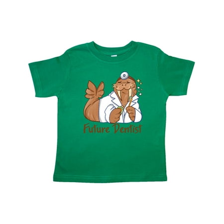 Inktastic Future Dentist Walrus Gift Toddler Boy or Toddler Girl T-Shirt