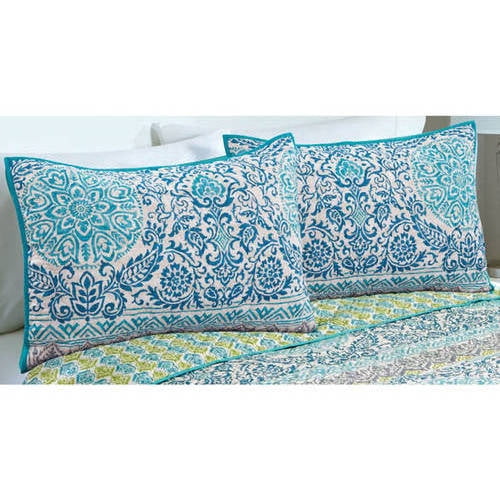 Better Homes and Gardens Coastal Shells Bedding Quilt Collection, Standard Sham