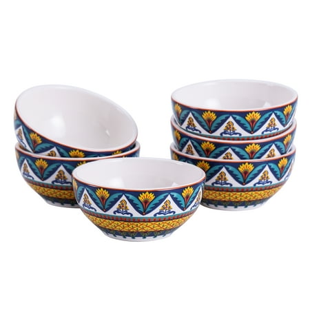 Bico Havana Dessert Bowls Set of 6 Ceramic Bowls 12oz for Ice Cream Salad Cereal Dipping Sauce Microwave & Dishwasher Safe
Bico Havana Dessert Bowls Set of 6 Ceramic Bowls 12oz for Ice Cream Salad Cereal Dipping Sauce Microwave & Dishwasher Safe
