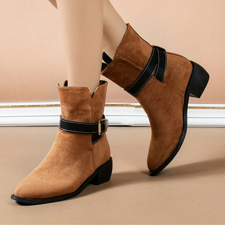 Casual Boots British Fashion Shoes Women s Belt Heel Style Warm Pointed Buckle Thick Women s Boots
Casual Boots British Fashion Shoes Women s Belt Heel Style Warm Pointed Buckle Thick Women s Boots