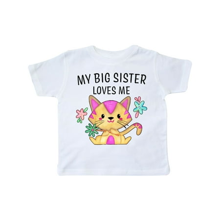 Inktastic My Big Sister Loves Me with Cute Kitten and Flowers Gift Toddler Boy or Toddler Girl T-Shirt
Inktastic My Big Sister Loves Me with Cute Kitten and Flowers Gift Toddler Boy or Toddler Girl T-Shirt