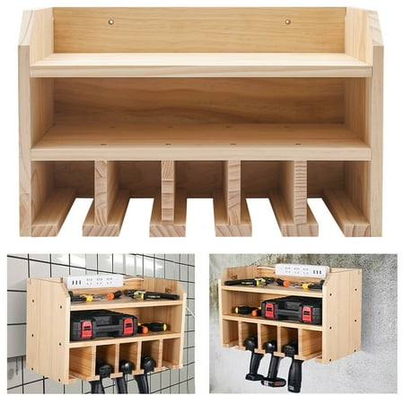 OUKANING Wood Cordless Power Tool Shelving Storage 3 layer Electric Wrench Storage Box
OUKANING Wood Cordless Power Tool Shelving Storage 3 layer Electric Wrench Storage Box