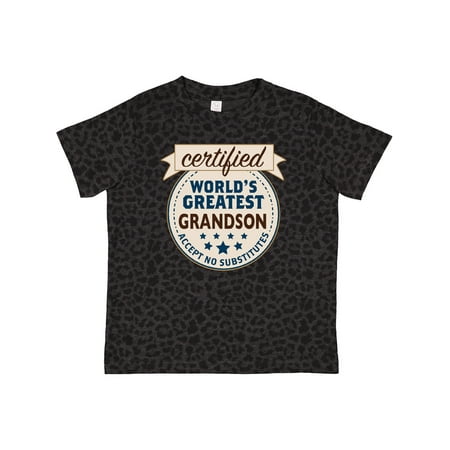 Inktastic Certified World s Greatest Grandson Accept No Substitutes Gift Toddler Boy Girl T-Shirt
Inktastic Certified World s Greatest Grandson Accept No Substitutes Gift Toddler Boy Girl T-Shirt