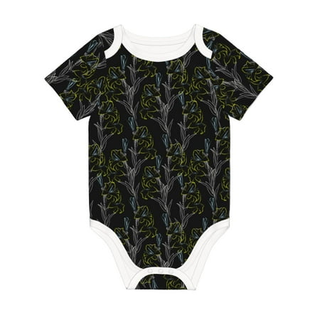 Coaee Lilies Flowers for Soft Cotton Baby Short-Sleeve Bodysuit Baby Girls Boys Bodysuit Romper
Coaee Lilies Flowers for Soft Cotton Baby Short-Sleeve Bodysuit Baby Girls Boys Bodysuit Romper