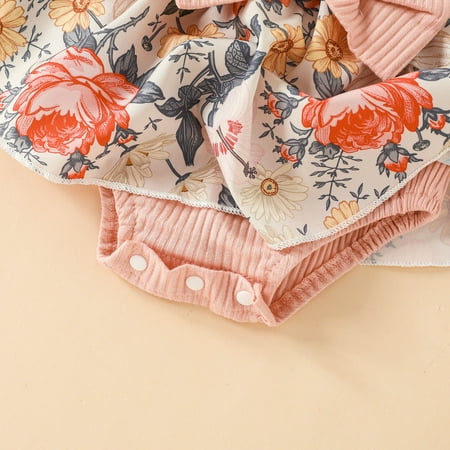 Aayomet Infant Girls Sleeveless Ribbed Sunflower Floral Prints Romper Bodysuit Dress Headbands Outfits Summer Outfits Red 6-9 Months
Aayomet Infant Girls Sleeveless Ribbed Sunflower Floral Prints Romper Bodysuit Dress Headbands Outfits Summer Outfits Red 6-9 Months
