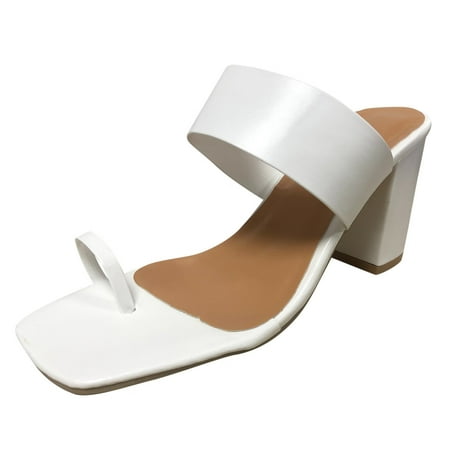 GNEIKDEING Spring And Summer Women Sandals High Heeled Thick Heeled Set Toe Solid Color Large Size Sexy Style Gift on Clearance
GNEIKDEING Spring And Summer Women Sandals High Heeled Thick Heeled Set Toe Solid Color Large Size Sexy Style Gift on Clearance