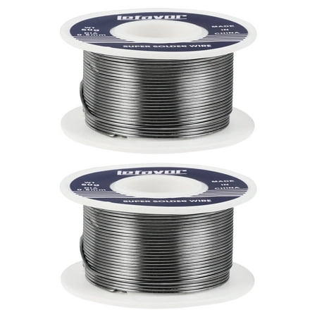 2 Rolls Multifunction Tin-lead Solder Wire Welding Wire for Electrical Soldering