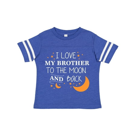 Inktastic I Love My Brother to the Moon and Back Gift Toddler Boy or Toddler Girl T-Shirt
Inktastic I Love My Brother to the Moon and Back Gift Toddler Boy or Toddler Girl T-Shirt