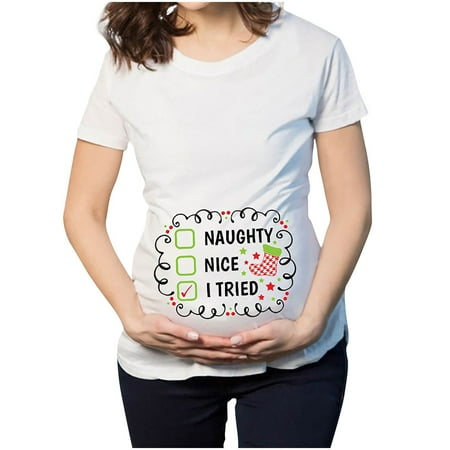 Black and Friday Deals Womens Clearance asdoklhq Maternity Clothes for Women Clearance Christmas T-shirt Elk Snowman Cartoon Print Maternity Clothing Short Sleeve Top Pregnancy T-shirt
Black and Friday Deals Womens Clearance asdoklhq Maternity Clothes for Women Clearance Christmas T-shirt Elk Snowman Cartoon Print Maternity Clothing Short Sleeve Top Pregnancy T-shirt