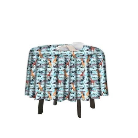 eloria Animal Printed Round Table Cloth Resistant Washable Decorative Table Cover for Dining Table
eloria Animal Printed Round Table Cloth Resistant Washable Decorative Table Cover for Dining Table