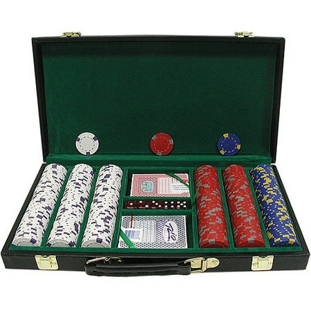 Trademark Poker 300 13 Gram Professional Clay Casino Chips with Deluxe Case