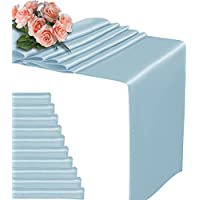 12 Pack Satin Table Runners 12 x 108 Inches Long Aqua Wedding Satin Silk Table Runner for Banquet Graduations Birthday Smooth Fabric Party Table Runner (Aqua,12 PCS)(Aqua)
12 Pack Satin Table Runners 12 x 108 Inches Long Aqua Wedding Satin Silk Table Runner for Banquet Graduations Birthday Smooth Fabric Party Table Runner (Aqua,12 PCS)(Aqua)