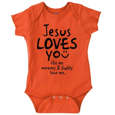 Jesus Girls Youth Newborn Infant Rompers Loves You Mommy And Daddy Religious
Jesus Girls Youth Newborn Infant Rompers Loves You Mommy And Daddy Religious
