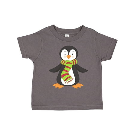 Inktastic Cute Penguin Little Penguin Penguin with Scarf Gift Toddler Boy or Toddler Girl T-Shirt