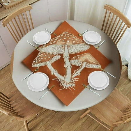 Autua Mushroom Round Table Cover Stain Resistant and Washable for Indoor Outdoor Tablecloth Kitchen Dining Wedding Parties 100% Polyester Fiber 31 -35
Autua Mushroom Round Table Cover Stain Resistant and Washable for Indoor Outdoor Tablecloth Kitchen Dining Wedding Parties 100% Polyester Fiber 31 -35