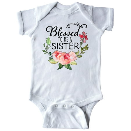Inktastic Blessed to Be a Sister with Pink Flowers Gift Baby Boy or Baby Girl Bodysuit
Inktastic Blessed to Be a Sister with Pink Flowers Gift Baby Boy or Baby Girl Bodysuit