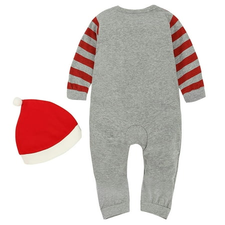 Binmer Newborn Infant Baby Boy Girl Christmas Children s Santa Gray Long Sleeve Romper Hat Set Kids
Binmer Newborn Infant Baby Boy Girl Christmas Children s Santa Gray Long Sleeve Romper Hat Set Kids