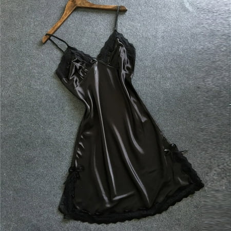 Yeleire Women Satin Sexy Bowknot Lace Lingerie Babydoll V-neck Sleepdress Underwear
Yeleire Women Satin Sexy Bowknot Lace Lingerie Babydoll V-neck Sleepdress Underwear