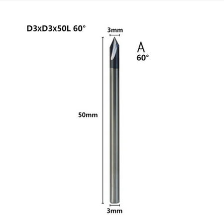 Fule 3 Flute Chamfer Milling Cutter 60 Degrees Router Bit Tungsten Carbide Chamfer
Fule 3 Flute Chamfer Milling Cutter 60 Degrees Router Bit Tungsten Carbide Chamfer