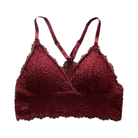 gvdentm Bralettes For Women With Support Women s Cloud 9 Super Soft Wireless Lightly Lined Comfort Bra Red L
gvdentm Bralettes For Women With Support Women s Cloud 9 Super Soft Wireless Lightly Lined Comfort Bra Red L