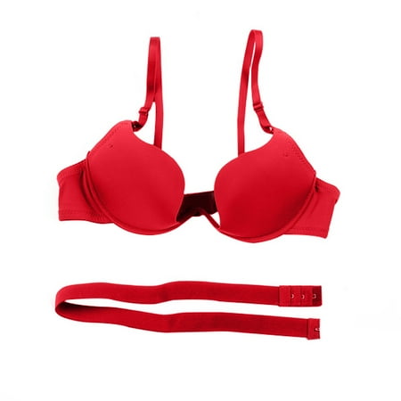 fanshao Sexy Women Deep V Bra Solid Color Brassiere Push Up Underwired Padded Underwear
fanshao Sexy Women Deep V Bra Solid Color Brassiere Push Up Underwired Padded Underwear